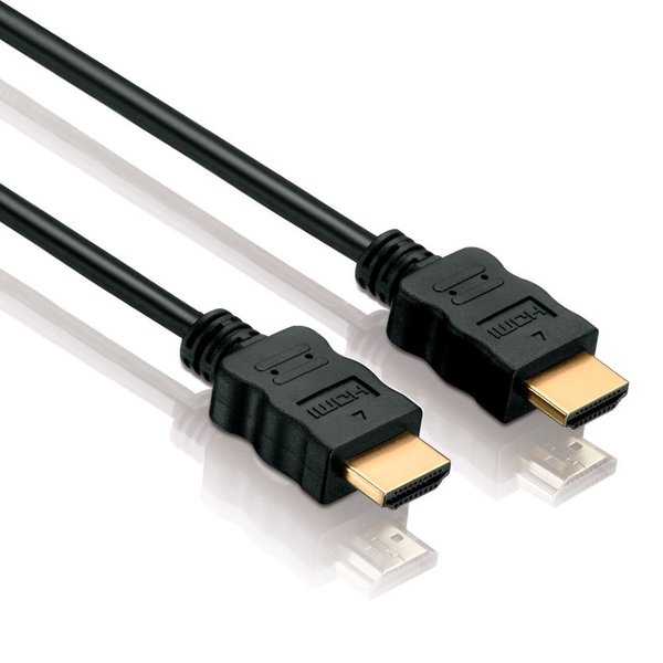 HDMI Kabel 0,5m High Speed Ethernet Version 1.4 4K FULL HD 3D vergoldet 0,50m